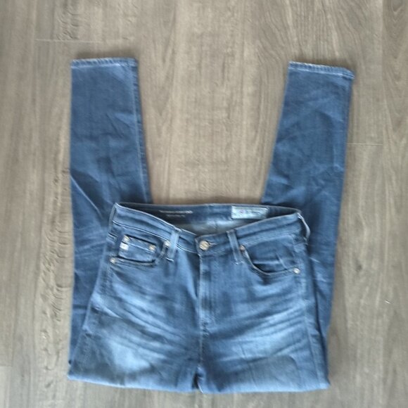 AG Adriano Goldschmied The Farrah High-Rise Skinny Crop Jeans - Picture 6 of 8